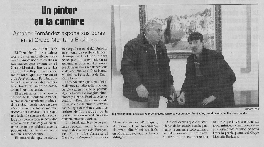 Reseña en La Nueva España Reseña en La Nueva España